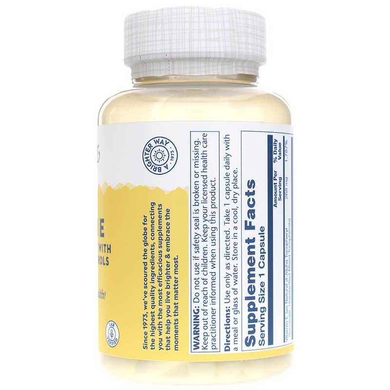 Dry Form Vitamin E 268 Mg, 100 Capsules, by Solaray, image #2