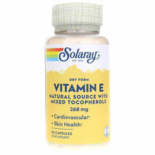 Dry Form Vitamin E 268 Mg, 50 Capsules, by Solaray