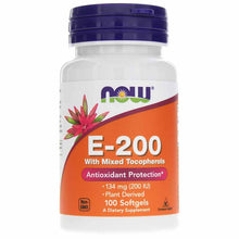 E-200 Natural with Mixed Tocopherols, by NOW Foods