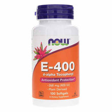 E-400 d-Alpha Tocopheryl, 100 Softgels, by NOW Foods