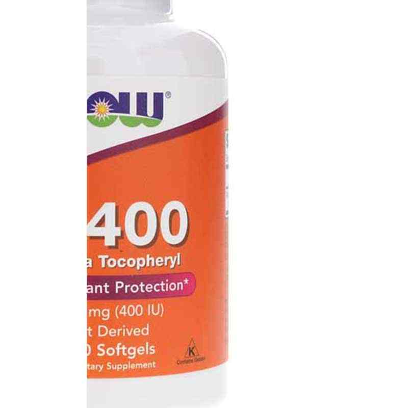 E-400 d-Alpha Tocopheryl, by NOW Foods