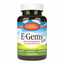 E-Gems Elite 400 IU (268 Mg) Vitamin E, 120 Softgels, by Carlson Labs