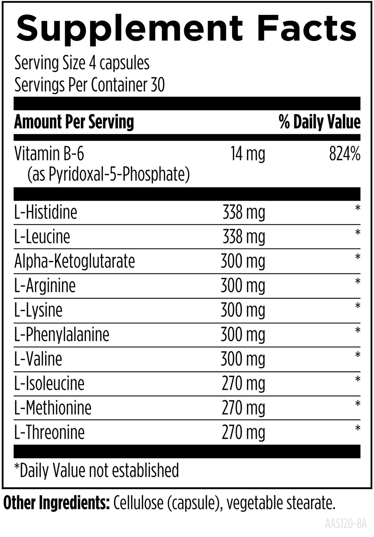 Amino Acid Synergy, 120 Veg Capsules, by Designs For Health