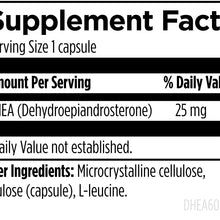 DHEA 25 Mg, 60 Veg Capsules, by Designs For Health