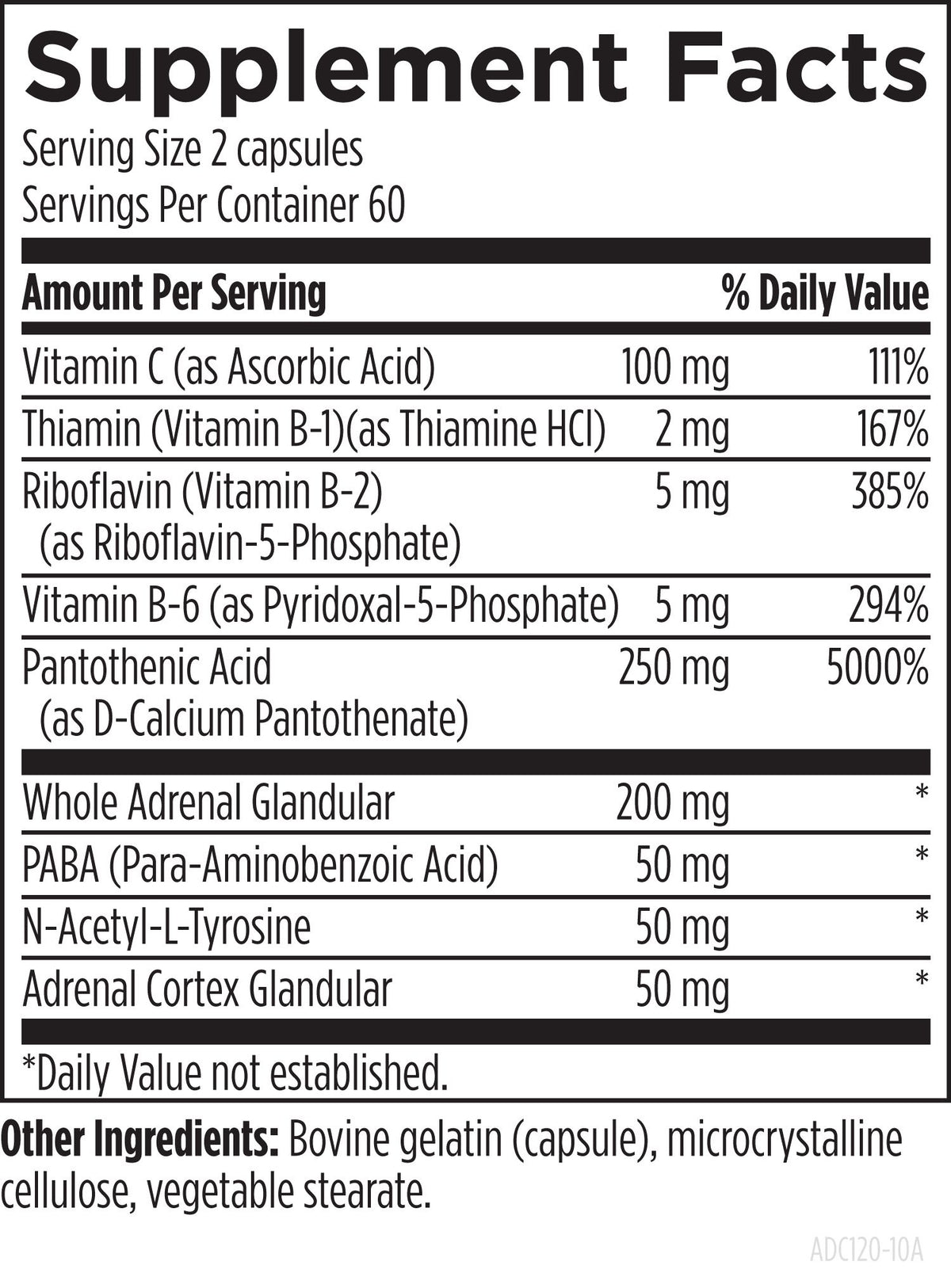 Adrenal Complex, by Designs For Health