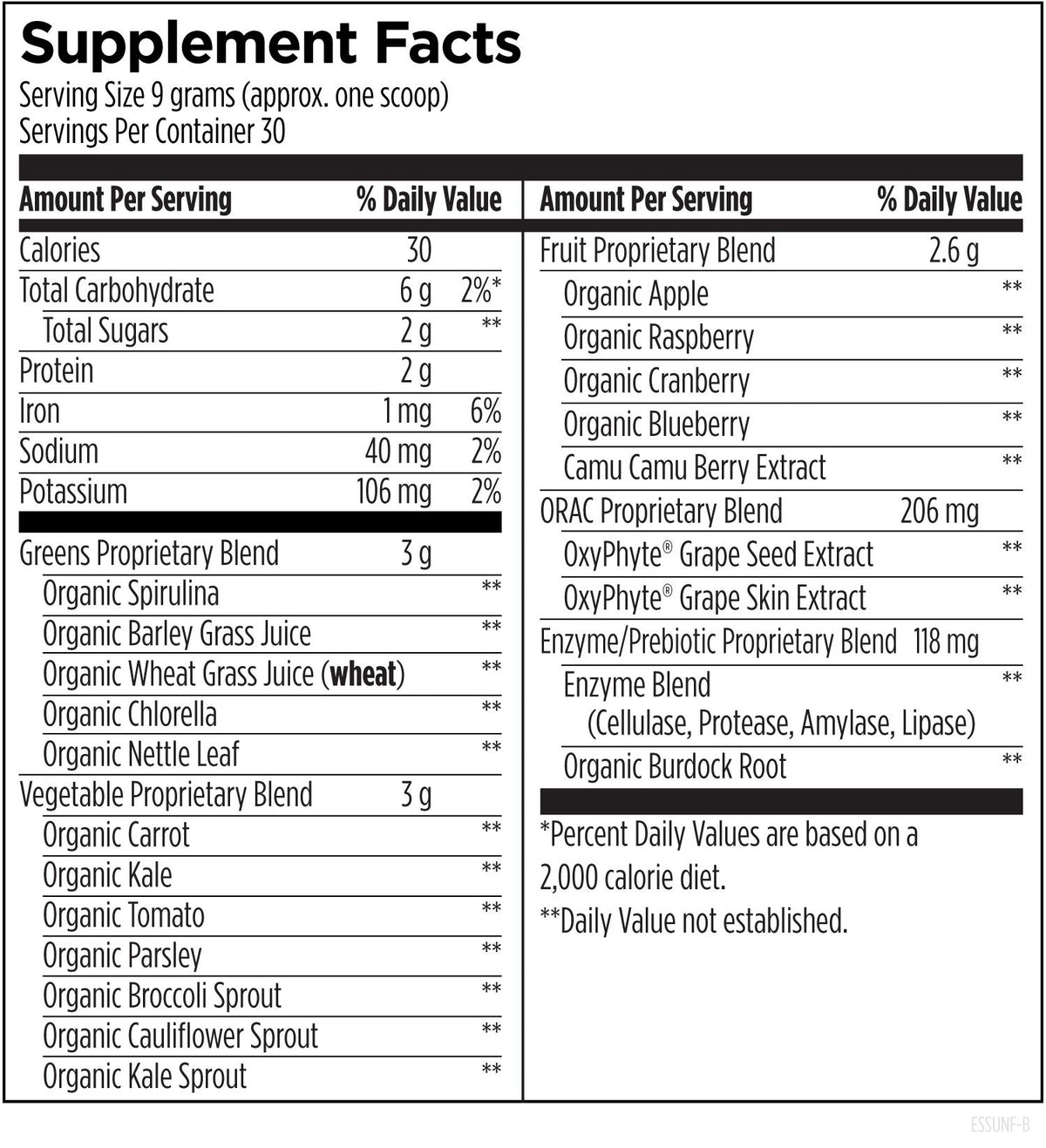 EssentiaGreens and Reds, by Designs For Health