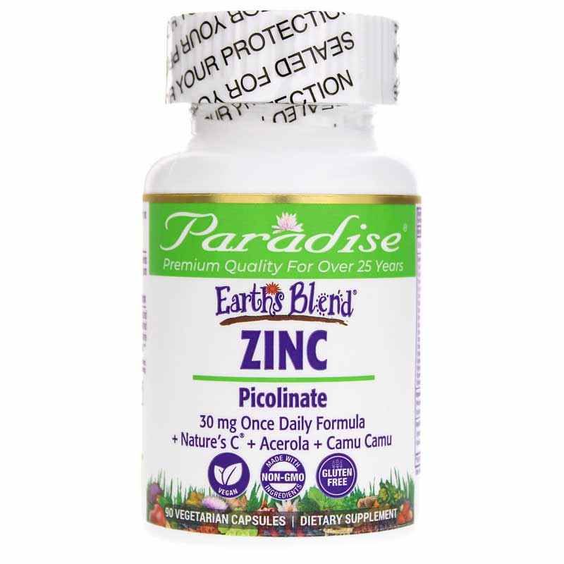 Earth's Blend Zinc Picolinate, by Paradise Herbs