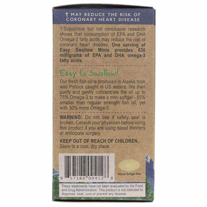 Easy Swallow Minis 630 Mg EPA + DHA, 180 Softgels, by Wiley's Finest, image #4