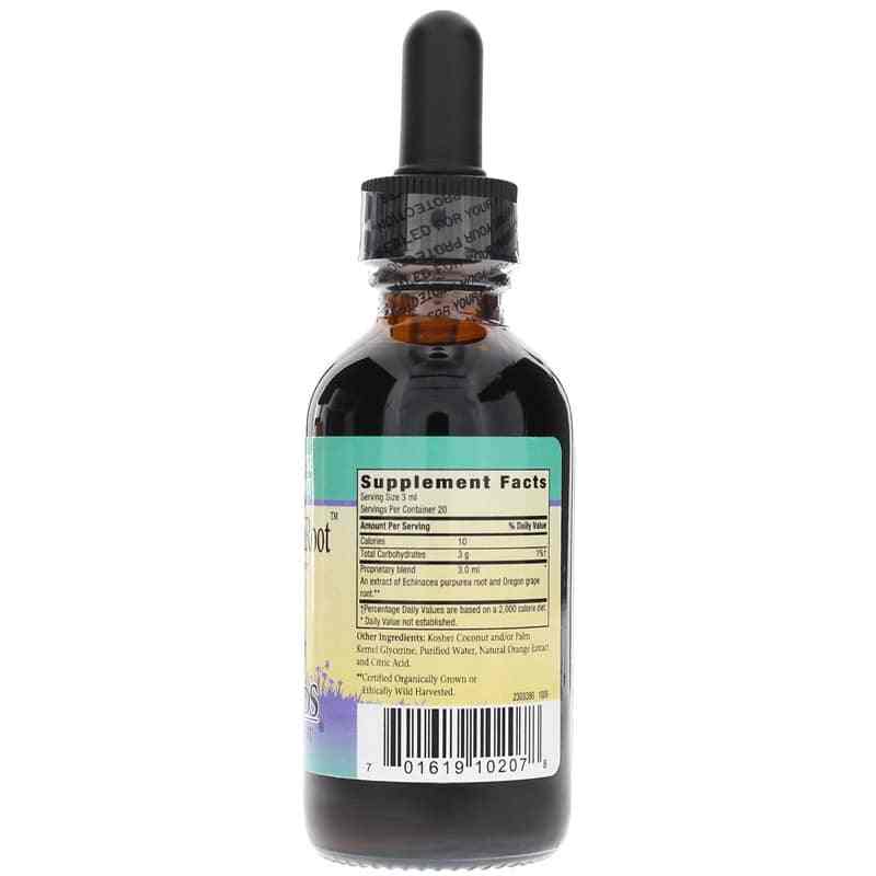 Echinacea/GoldenRoot Natural Defense Immune Support, Orange, 2 Oz, by Herbs for Kids, image #2