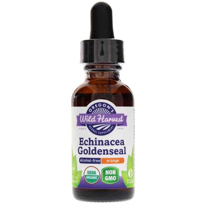 Echinacea Goldenseal Alcohol-Free, 1 Oz, by Oregons Wild Harvest