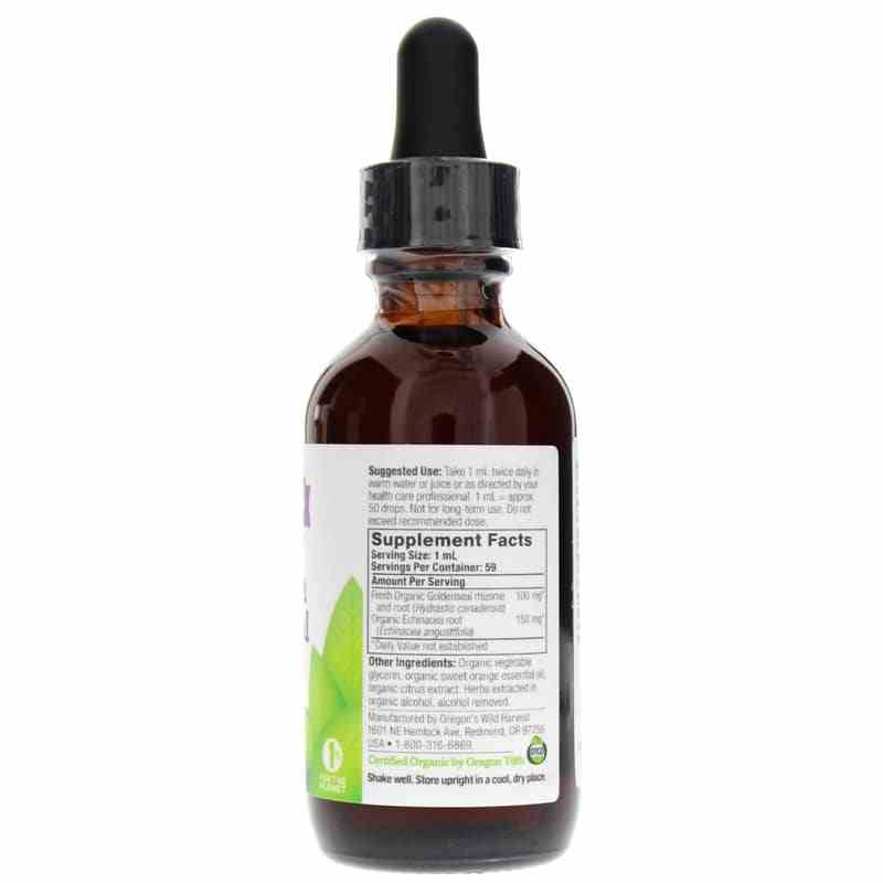 Echinacea Goldenseal Alcohol-Free, 2 Oz, by Oregons Wild Harvest, image #2