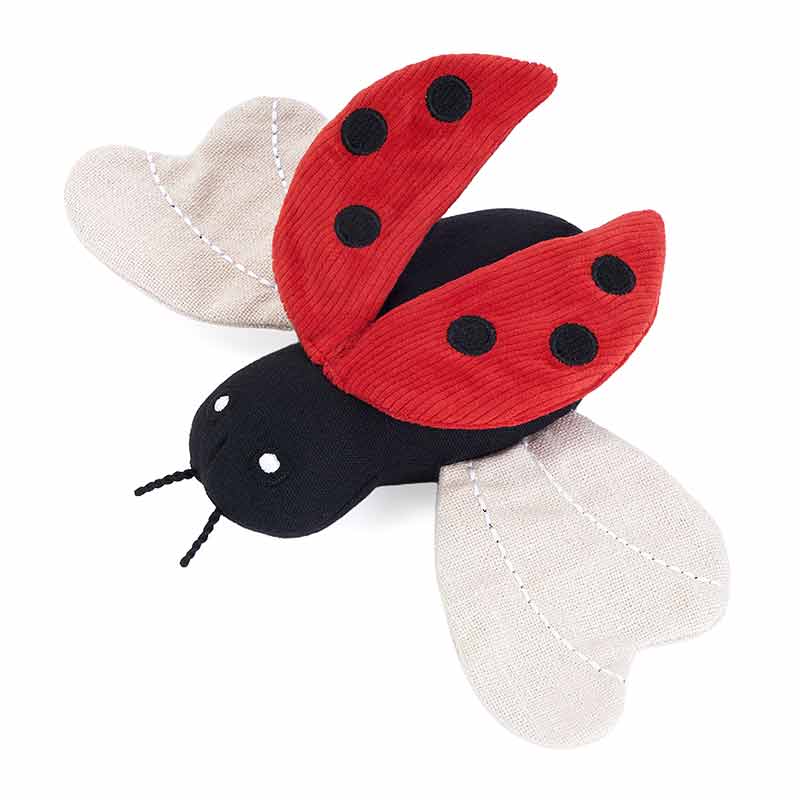 ecoZippy Corduroy Critter Ladybug, by ZippyPaws, image #2
