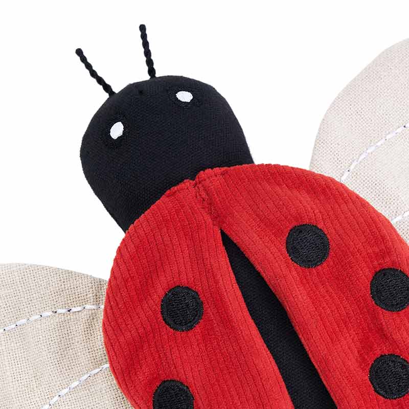 ecoZippy Corduroy Critter Ladybug, by ZippyPaws, image #3