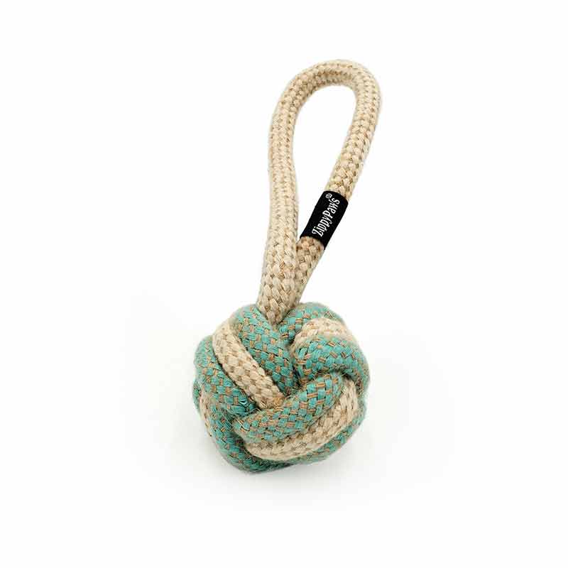 ecoZippy Cotton & Jute Ball, by ZippyPaws, image #2