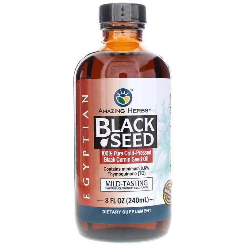 Egyptian Black Seed Oil, 8 Oz, by Amazing Herbs