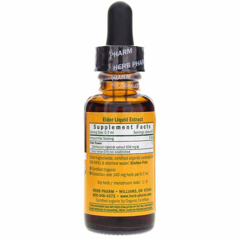 Elder Extract, 1 Oz, by Herb Pharm, image #2