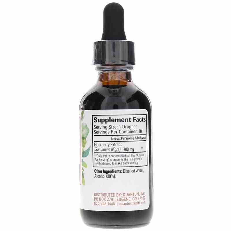 Elderberry Immune Defense Liquid Extract, by Quantum Health, image #2