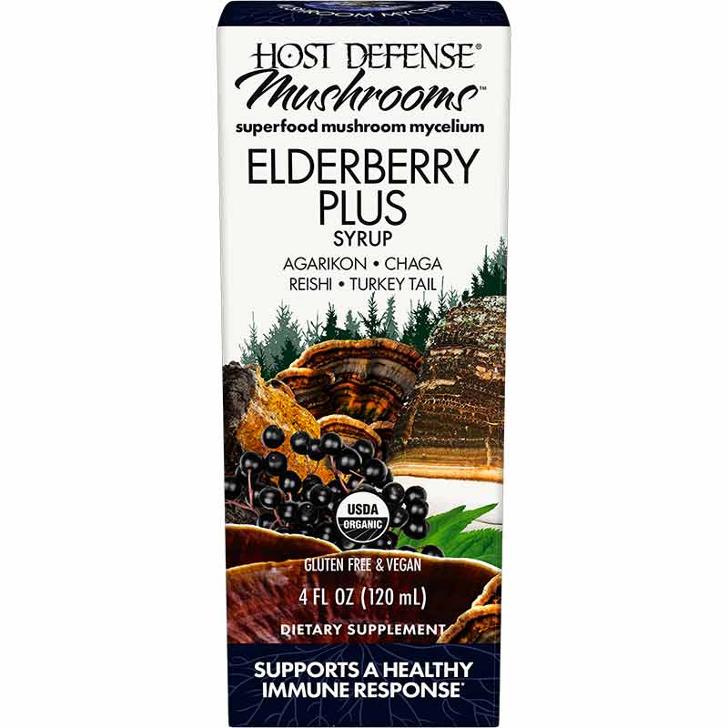Elderberry Plus Syrup, by Host Defense