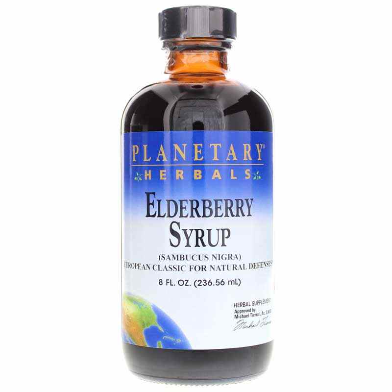 Elderberry Syrup, 8 Oz, by Planetary Herbals