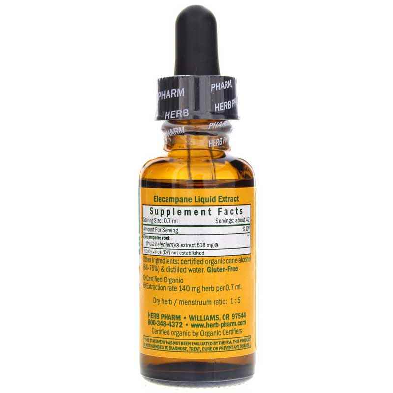 Elecampane Extract, 1 Oz, by Herb Pharm, image #2