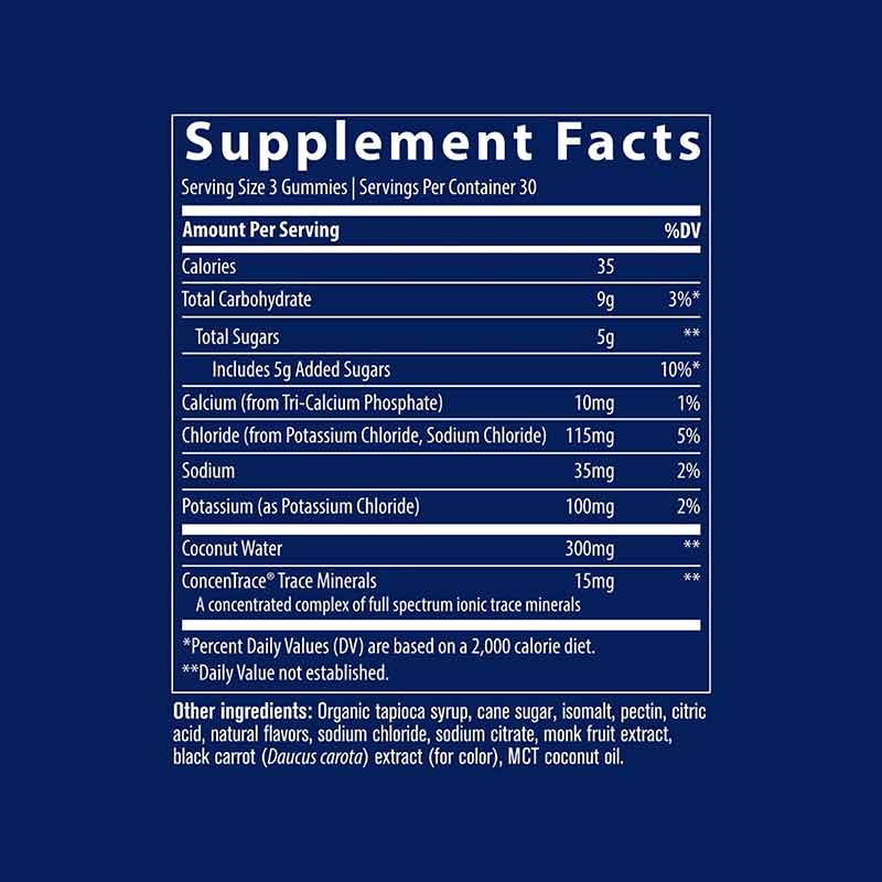 Electrolyte Stamina Gummies, Watermelon, by Trace Minerals Research, image #4