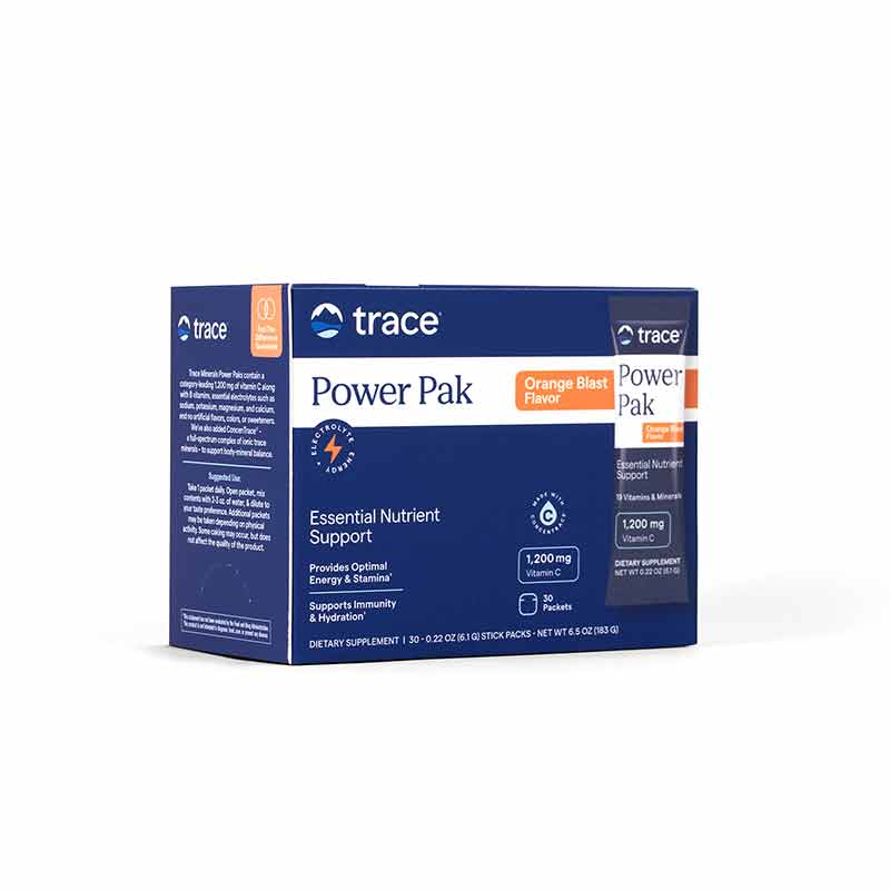 Electrolyte Stamina Power Pak, Orange Blast, by Trace Minerals Research