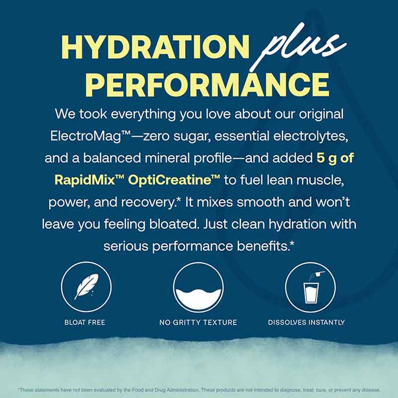 ElectroMag Plus Creatine, Lemonade, 16 Packets, by True Grace, image #2