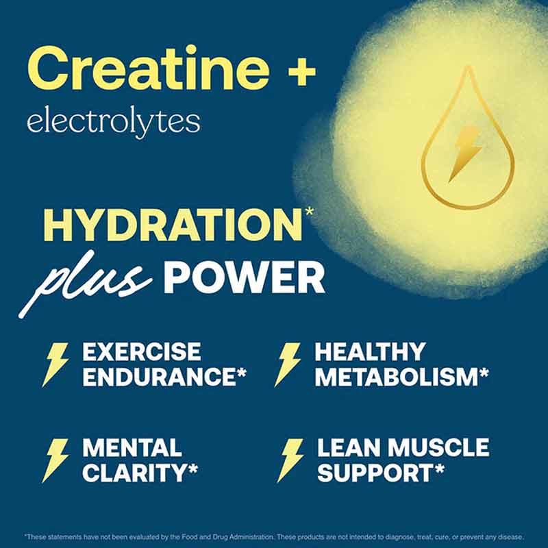 ElectroMag Plus Creatine, Lemonade, 16 Packets, by True Grace, image #3