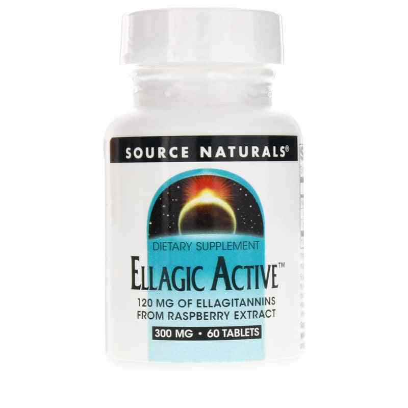 Ellagic Active 300 Mg, 60 Tablets, by Source Naturals