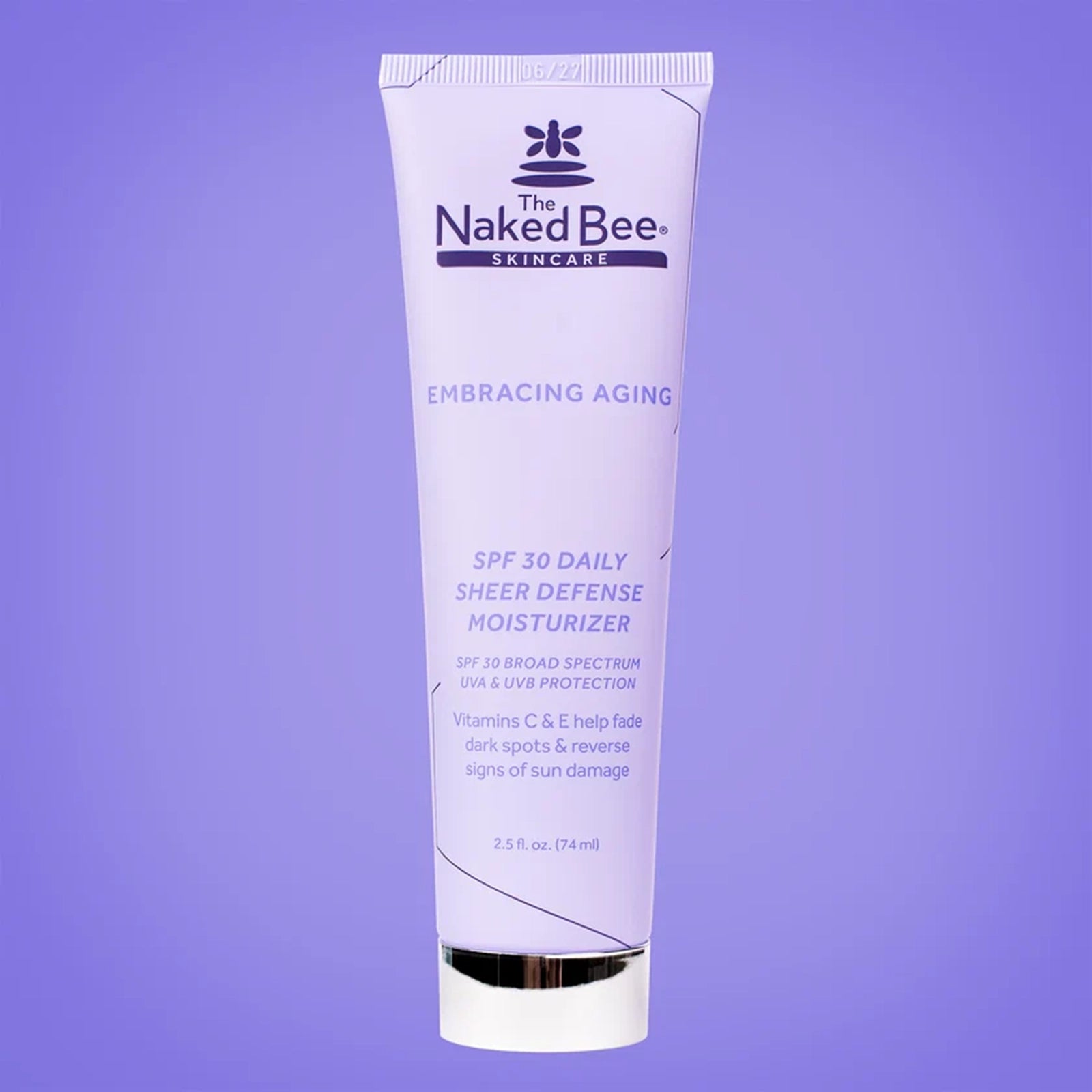 Embracing Aging SPF 30 Daily Sheer Defense Moisturizer, by Naked Bee