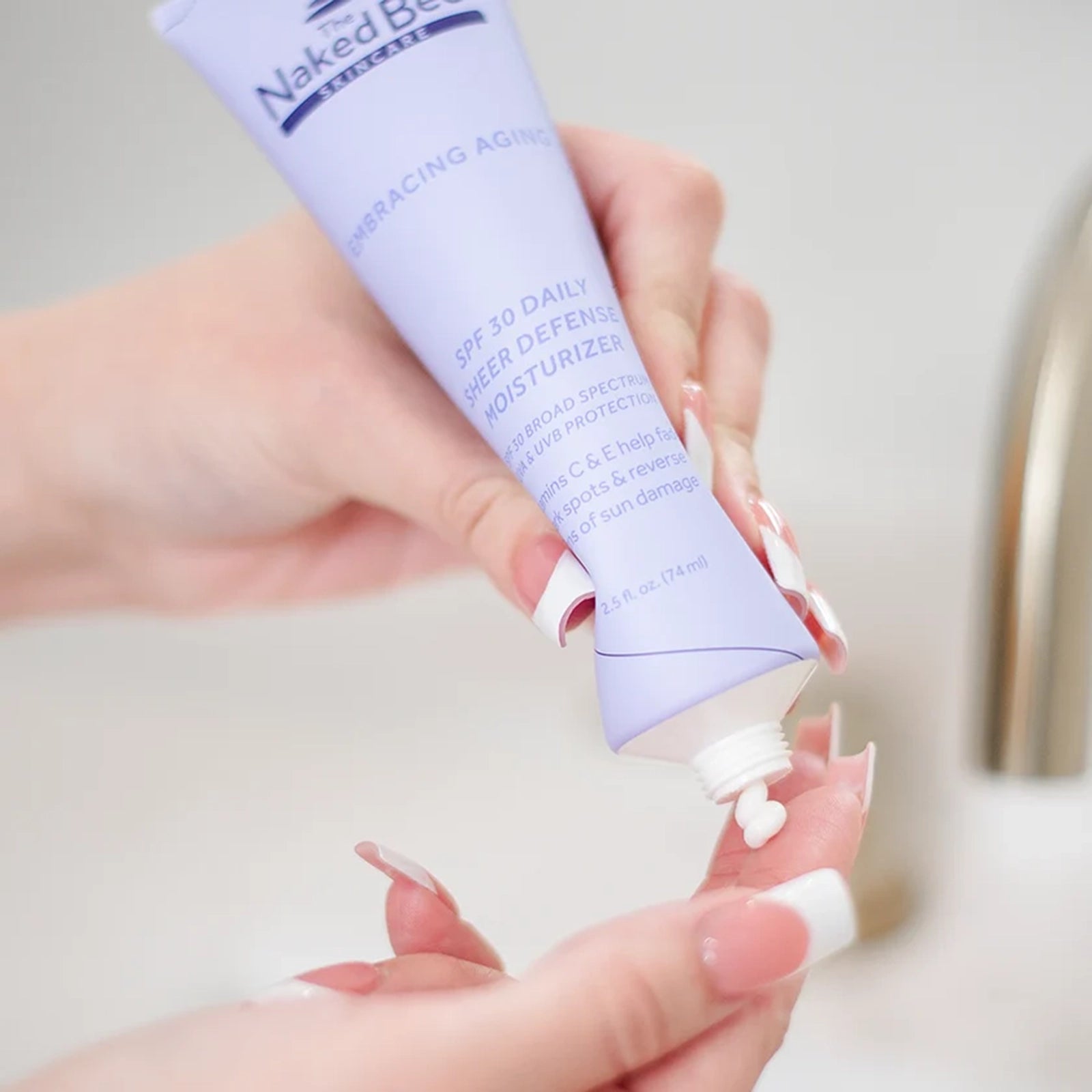 Embracing Aging SPF 30 Daily Sheer Defense Moisturizer, by Naked Bee