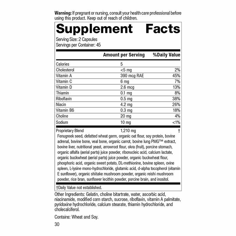 Emphaplex, by Standard Process, image #2