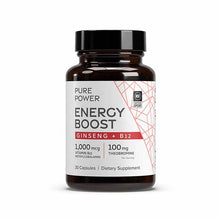 Energy Boost with Ginseng + B12, by Pure Power