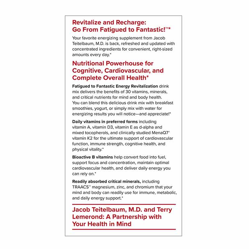 Energy Revitalization, 12 Stick Packs, by Terry Naturally, image #4