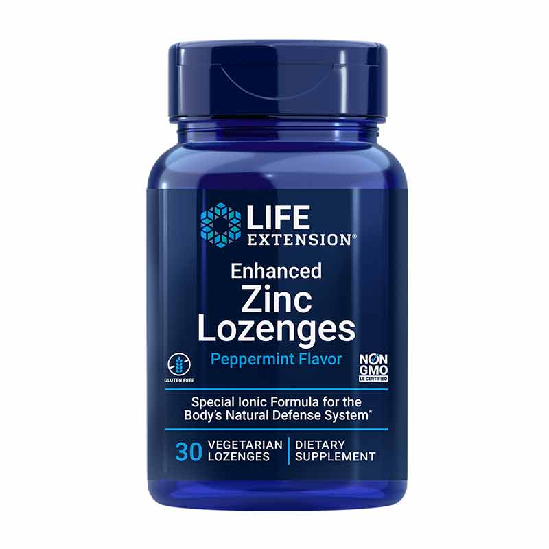 Enhanced Zinc Lozenges, 30 Veg Lozenges, by Life Extension