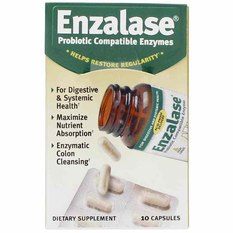 Enzalase, 10 Capsules, by Master Supplements