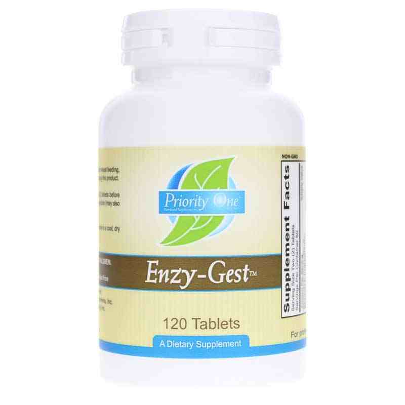 Enzy-Gest, 120 Tablets, by Priority One
