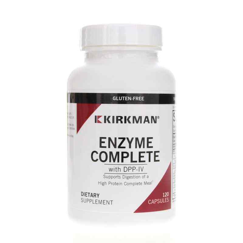 Enzym-Complete with DPP-IV, 120 Veg Capsules, by Kirkman