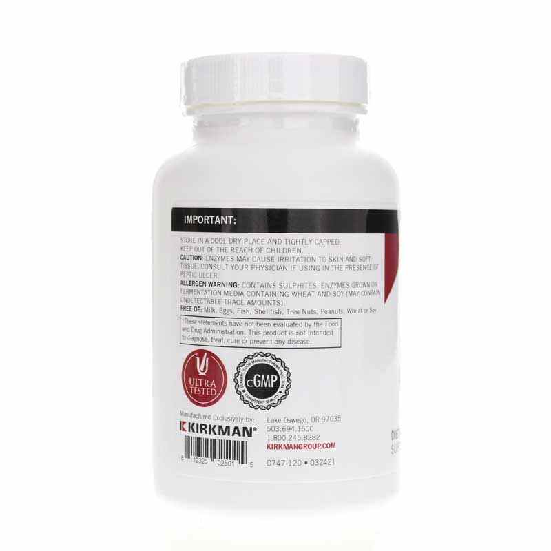 Enzym-Complete with DPP-IV, 120 Veg Capsules, by Kirkman, image #3