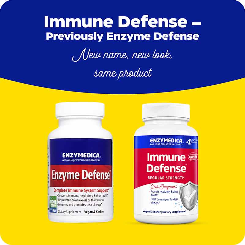 Immune Defense, 60 Capsules, by Enzymedica, image #9