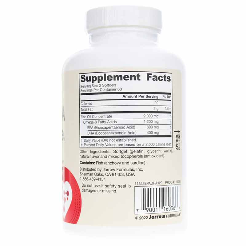 EPA-DHA Balance 2:1 Omega-3, 120 Softgels, by Jarrow Formulas, image #2