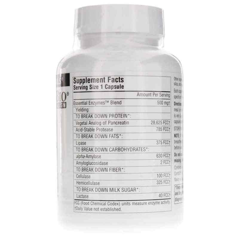 Essential Enzymes 500 Mg, 120 Capsules, by Source Naturals, image #2