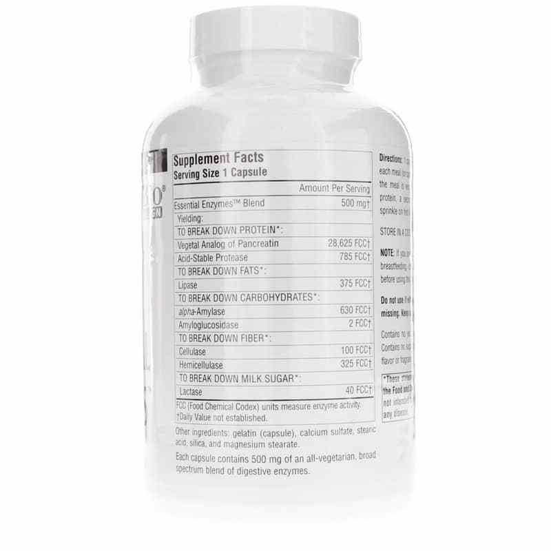 Essential Enzymes 500 Mg, 240 Capsules, by Source Naturals, image #2