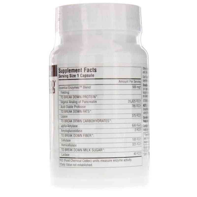 Essential Enzymes 500 Mg, 60 Capsules, by Source Naturals, image #2