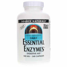 Essential Enzymes 500 Mg Vegetarian, 240 Veg Capsules, by Source Naturals