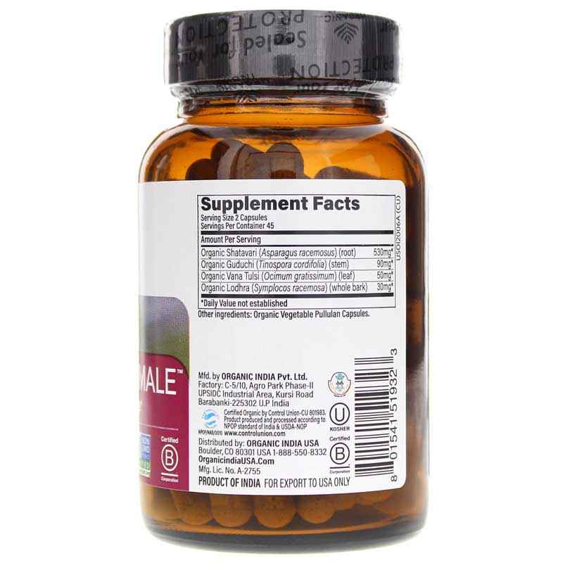 Essential Female, 90 Veg Capsules, by Organic India, image #2