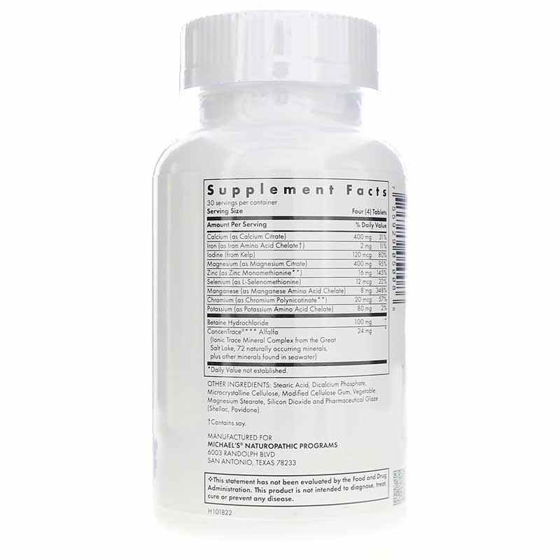 Essential Minerals, 120 Veg Tablets, by Michael's Health, image #2