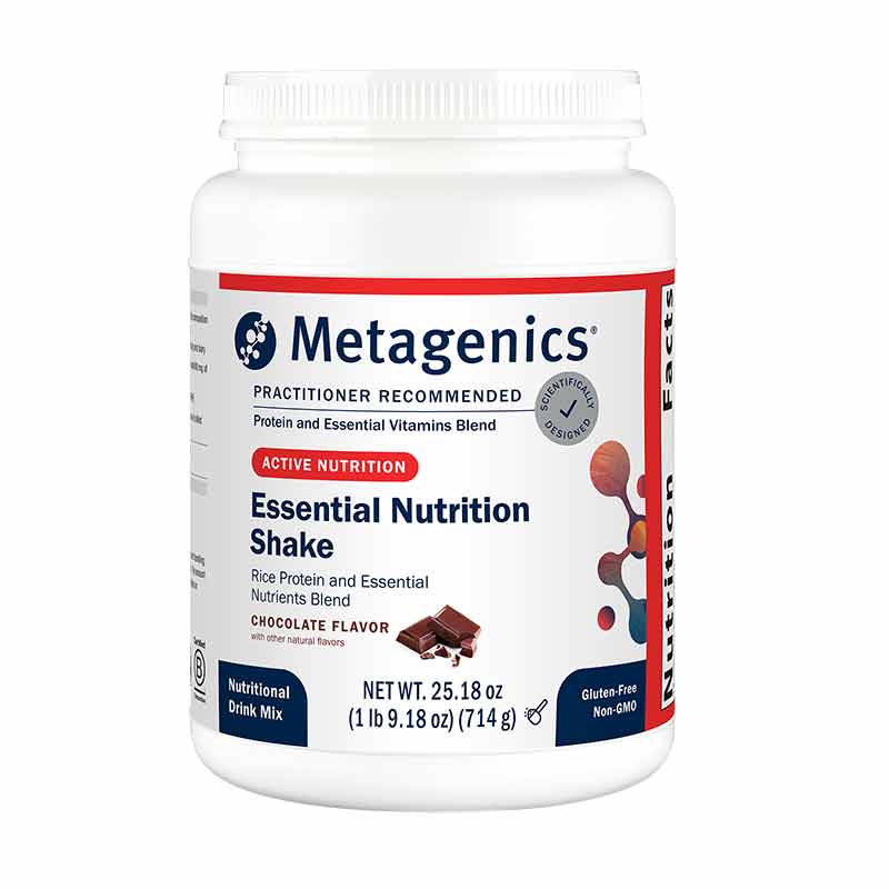 Essential Nutrition Shake, Chocolate, 14 Servings, by Metagenics
