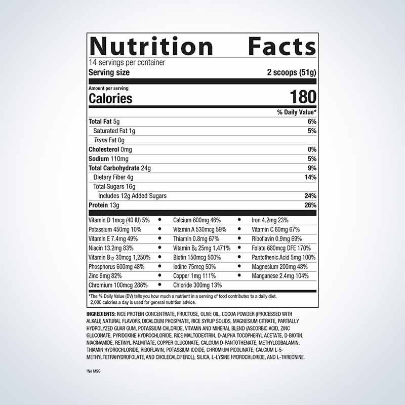 Essential Nutrition Shake, Chocolate, 14 Servings, by Metagenics, image #2