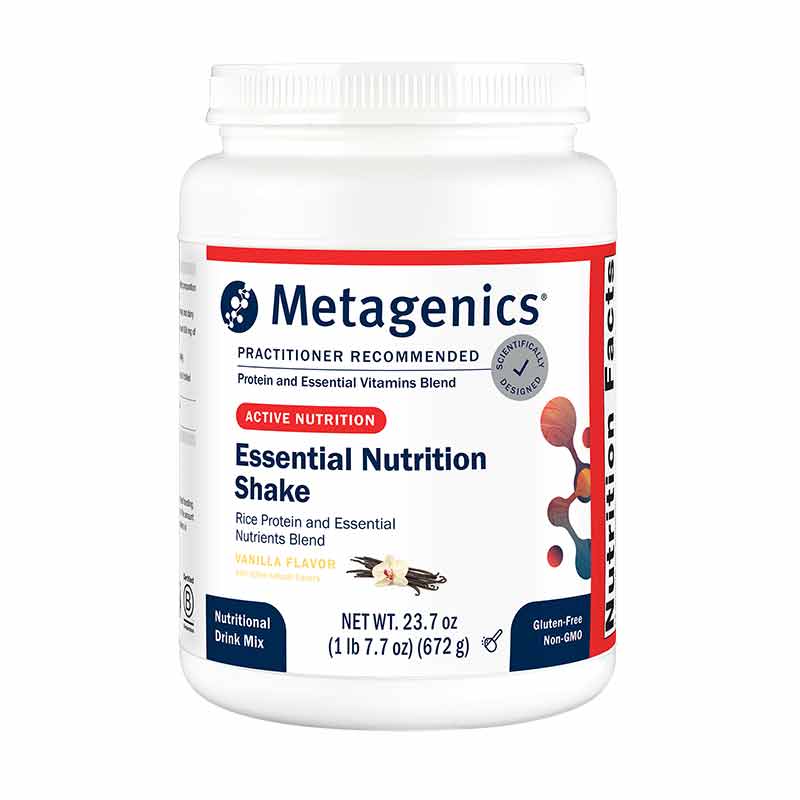 Essential Nutrition Shake, Vanilla, 14 Servings, by Metagenics